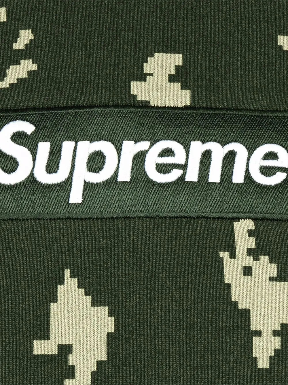 Supreme hoodie con logo estampado - Verde - imagen 3