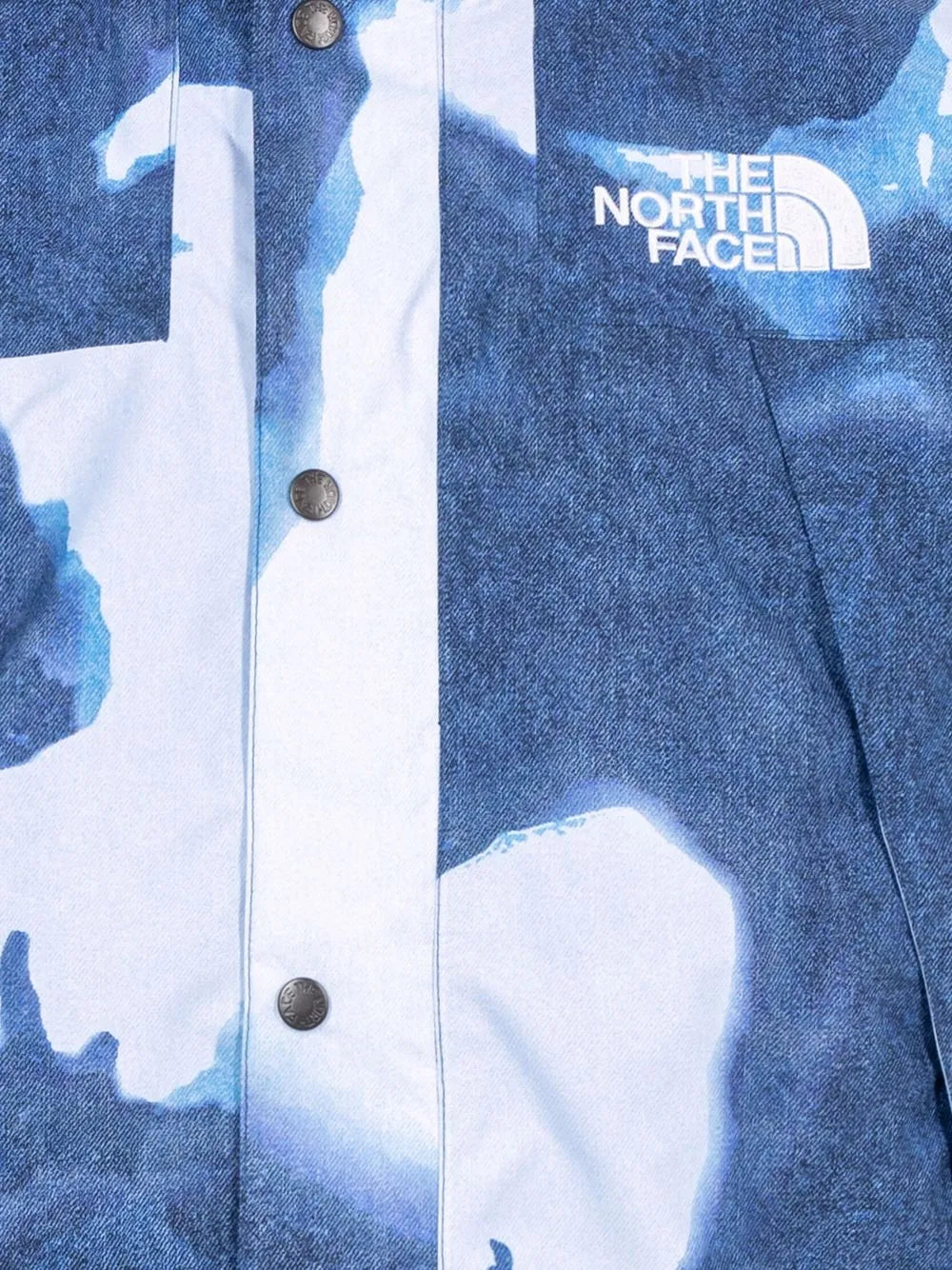 Supreme chamarra con estampado de mezclilla de supreme x TNF - Azul - imagen 3