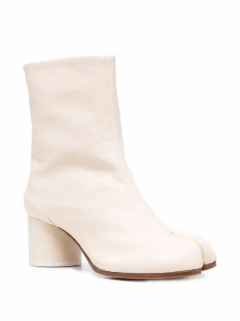 Maison Margiela botines con puntera Tabi y tacón de 60mm - Blanco - vista 2