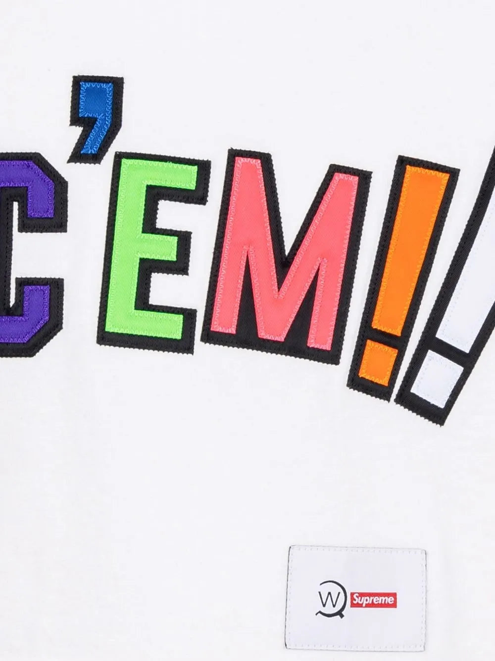 Supreme hoodie Sic'em de Supreme x WTAPS - Blanco - imagen 3
