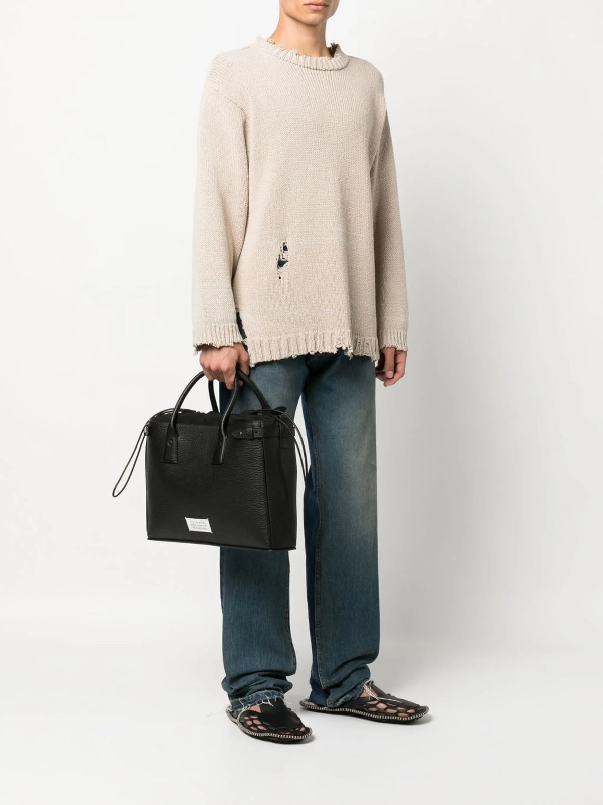Maison Margiela tote 5AC - Negro - imagen 2
