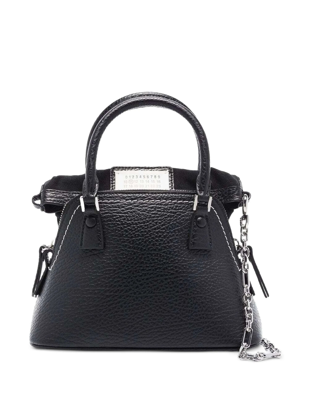 Maison Margiela bolsa de mano 5AC Classique mini - Negro - imagen 2