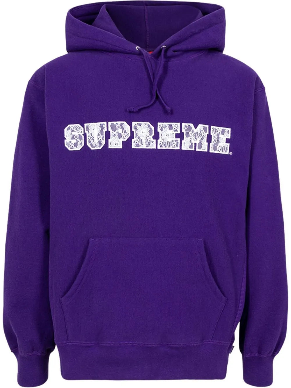 Supreme hoodie con logo estampado - Morado - imagen 1
