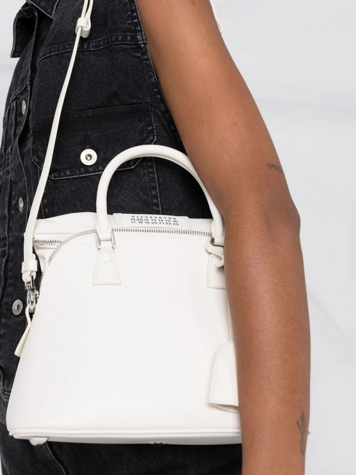 Maison Margiela bolsa 5AC Classique mini - Blanco - imagen 3