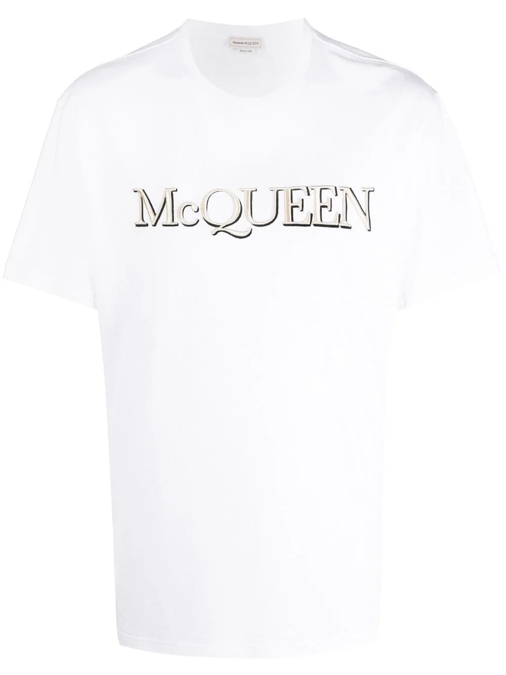Playera Alexander McQueen con logo bordado