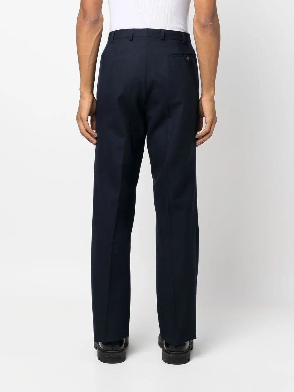 Maison Margiela pantalones de vestir - Azul - imagen 4