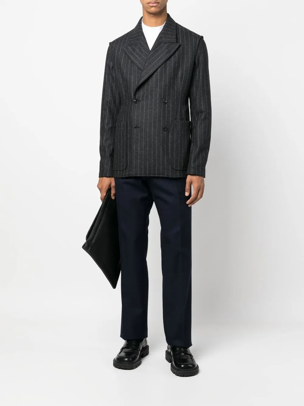 Maison Margiela pantalones de vestir - Azul - imagen 2
