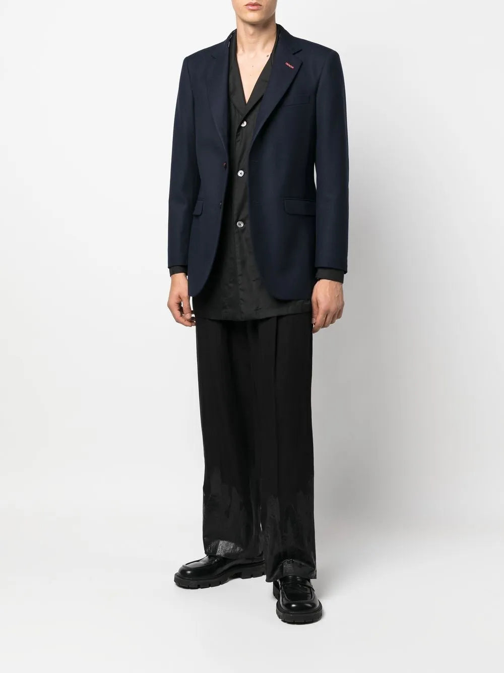 Maison Margiela blazer con botones - Azul - imagen 2