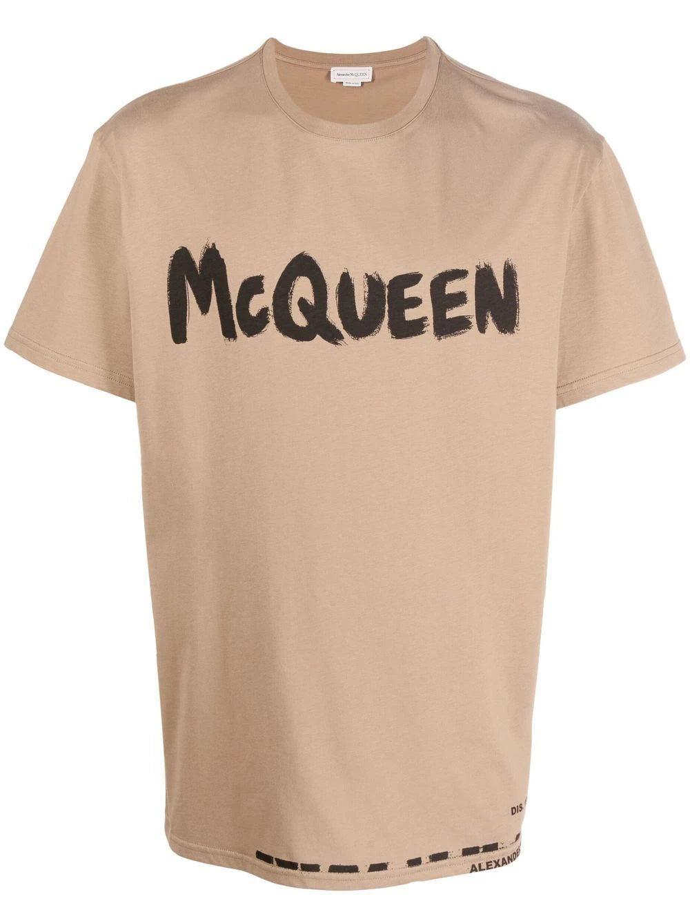 Playera Alexander McQueen con logo estampado