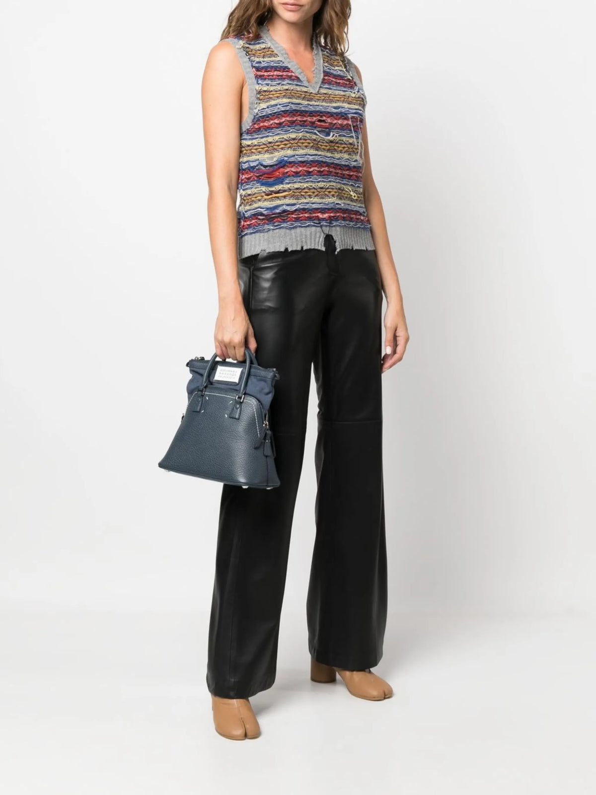 Maison Margiela bolsa 5AC Classique mini - Azul - imagen 2