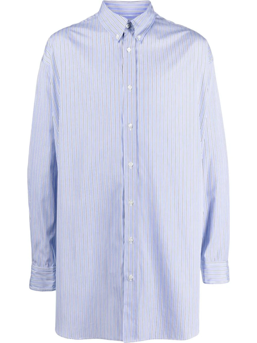 Maison Margiela camisa oxford con botones - Azul - imagen 1