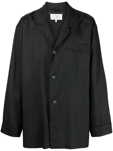 Maison Margiela camisa de seda manga larga - imagen 1