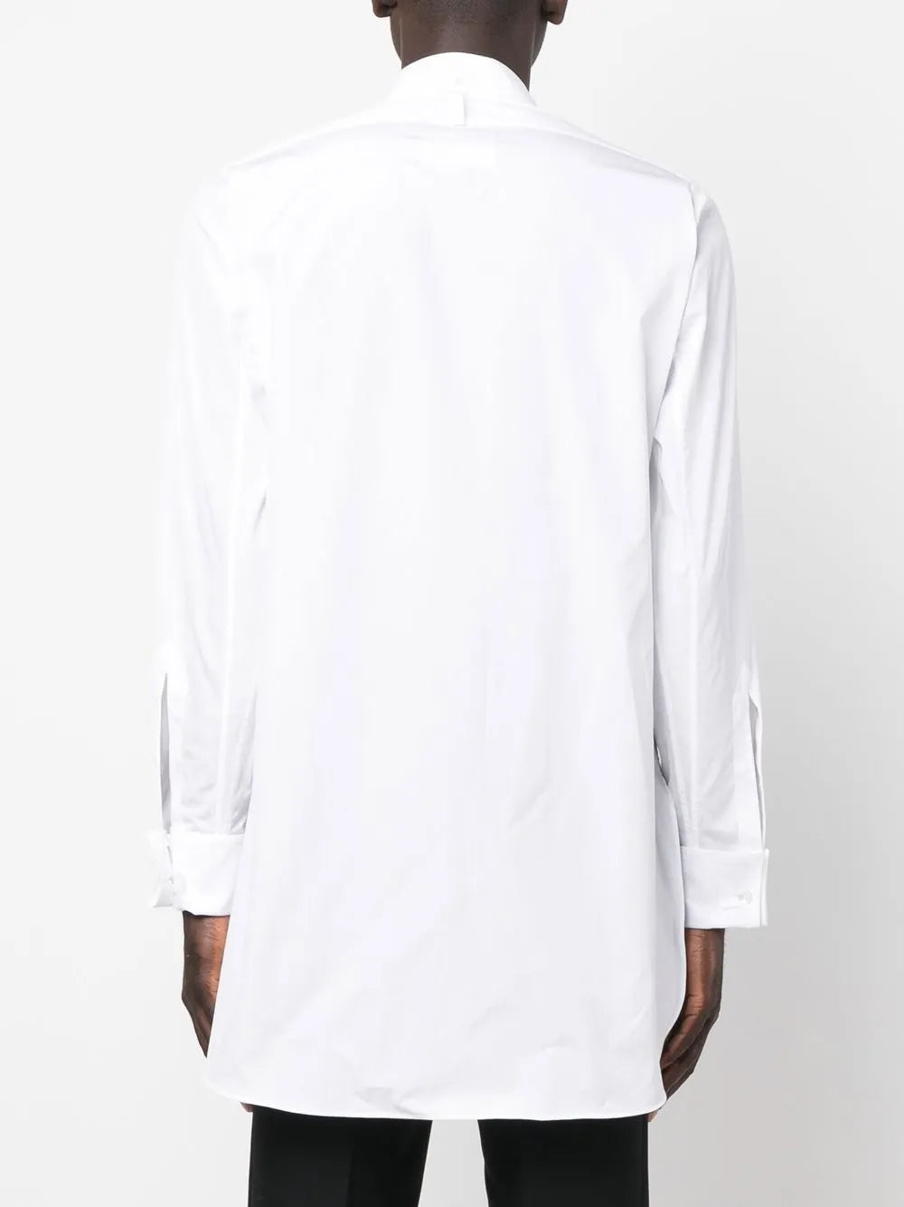 Maison Margiela camisa larga de popelina - Blanco - imagen 4