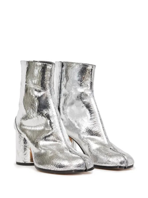 Maison Margiela botines Tabi - Plateado - vista 2