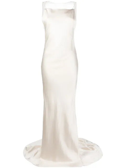 Maison Margiela vestido de fiesta de satén - imagen 1