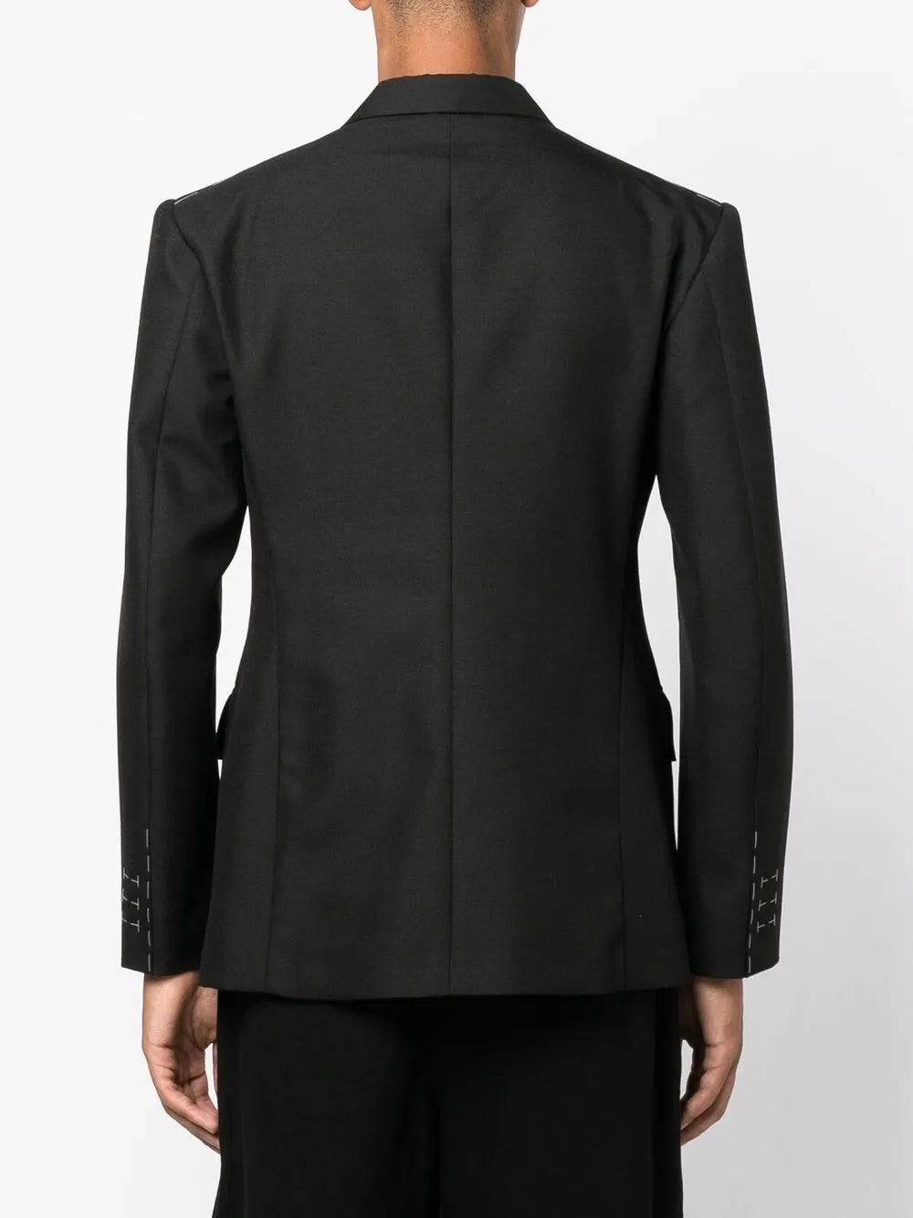 Maison Margiela blazer con doble botonadura - Negro - imagen 4