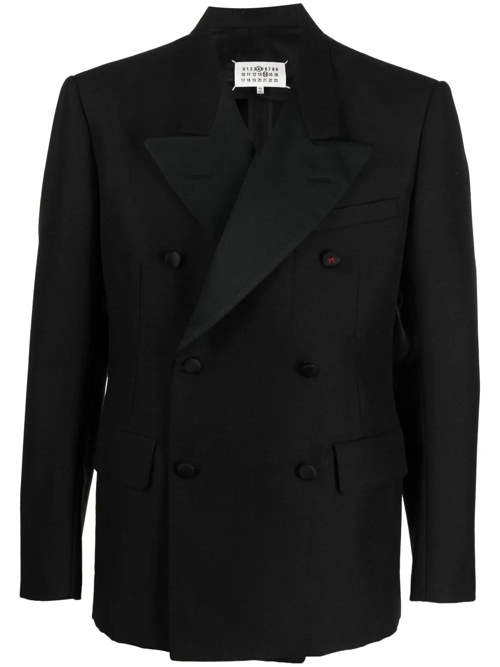 Maison Margiela blazer con doble botonadura - Negro - imagen 1