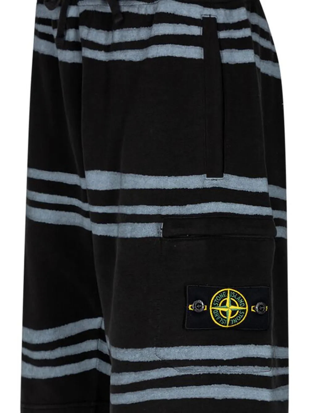 Supreme bermudas con motivo de rayas de Supreme x Stone Island - Negro - imagen 3