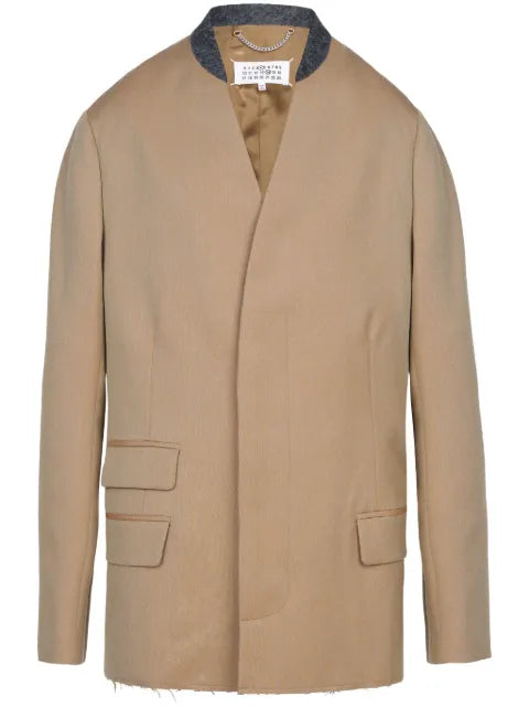 Maison Margiela blazer sin cuello y botones - imagen 1