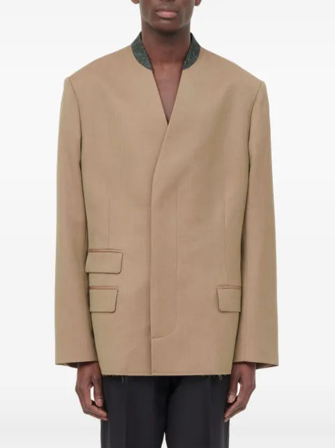 Maison Margiela blazer sin cuello y botones - imagen 2
