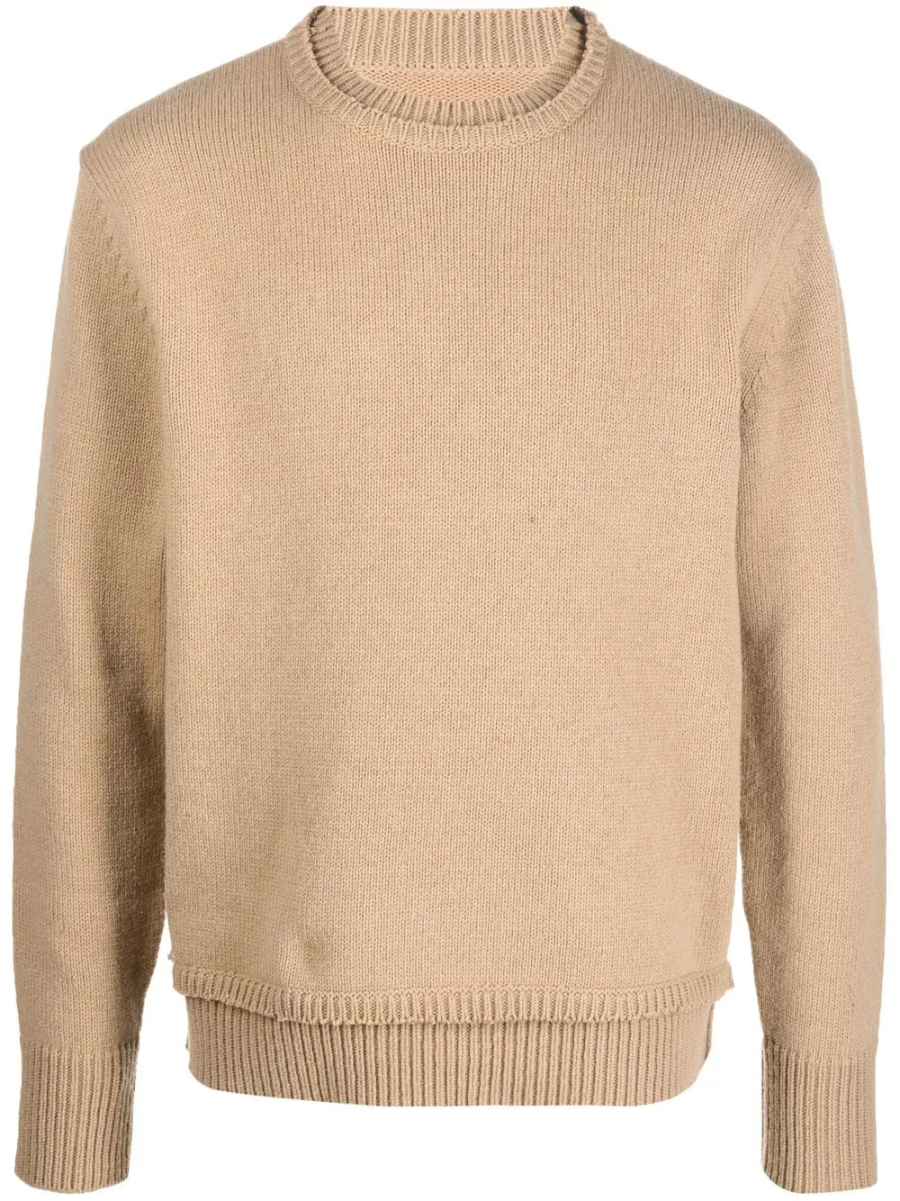 Maison Margiela suéter tejido con parche en los codos - Neutro - imagen 1