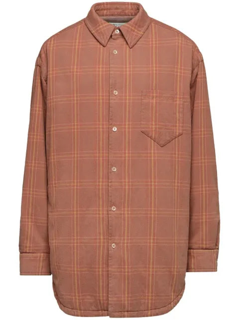 Maison Margiela camisa con cuadros estampados - imagen 1