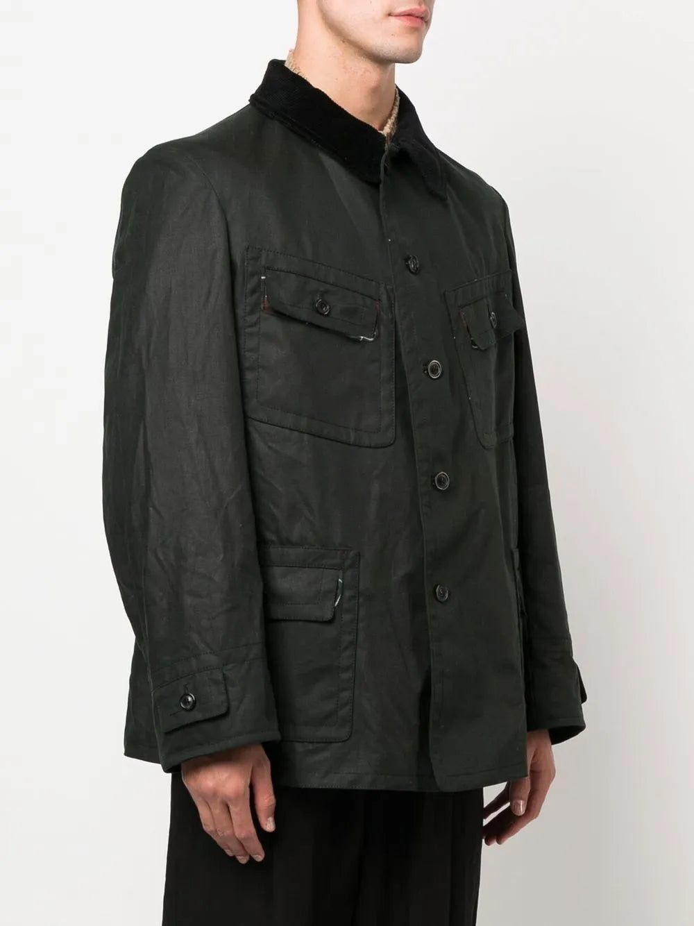 Maison Margiela chamarra con botones - Verde - imagen 4