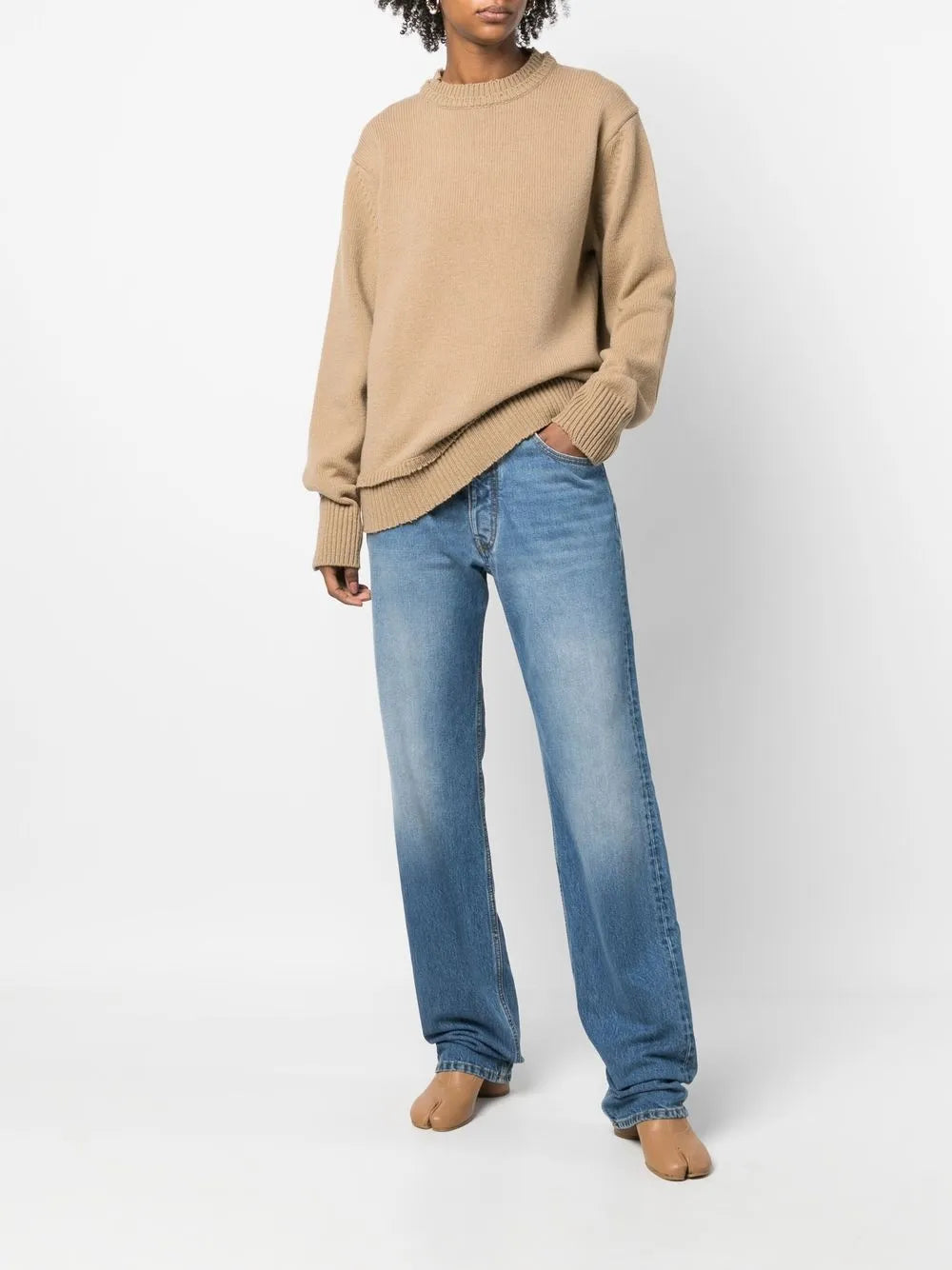 Maison Margiela jeans rectos con cuatro costuras - Azul - imagen 3