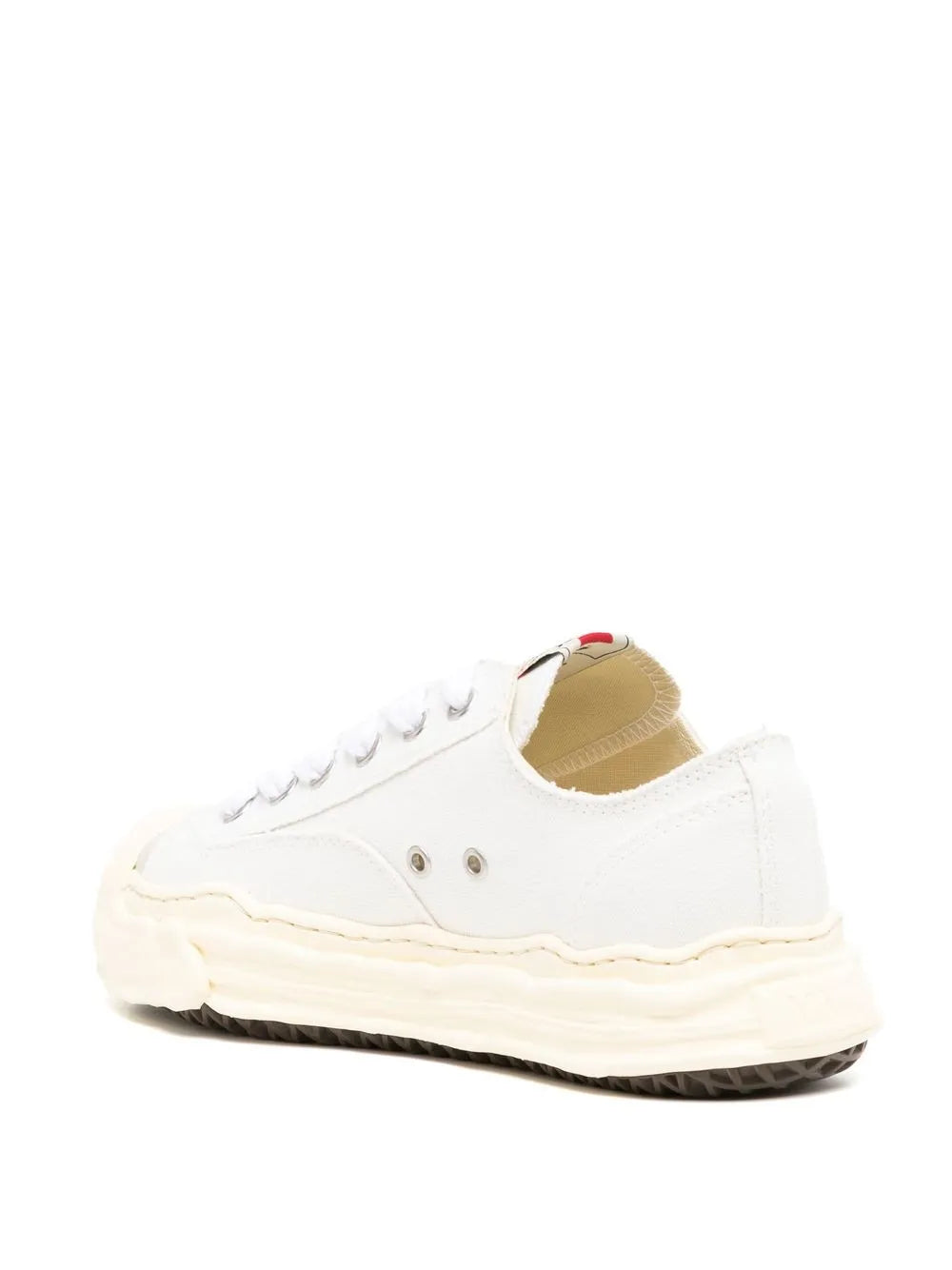 Maison MIHARA YASUHIRO tenis bajos de lona  - blanco