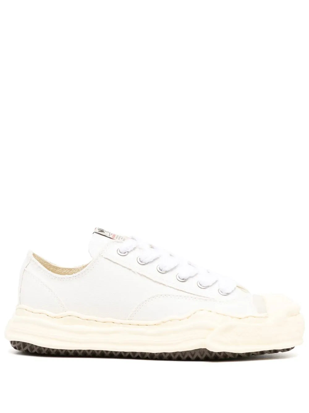 Maison MIHARA YASUHIRO tenis bajos de lona  - blanco