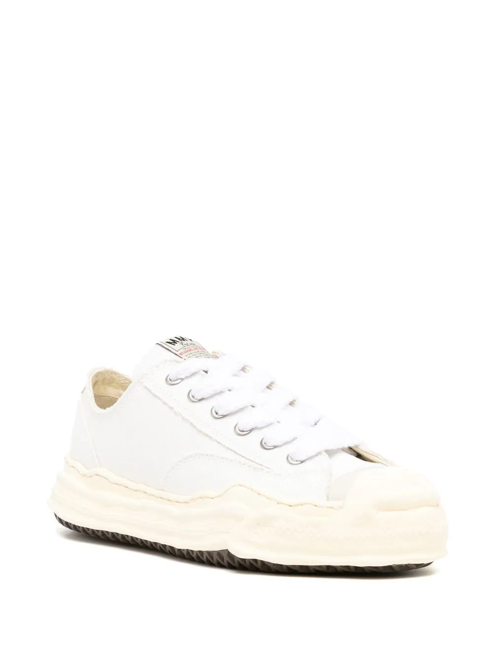 Maison MIHARA YASUHIRO tenis bajos de lona  - blanco