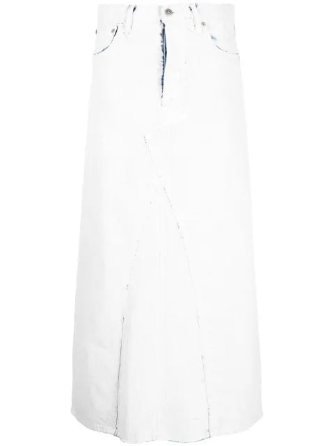 Maison Margiela falda de mezclilla de cintura alta - imagen 1