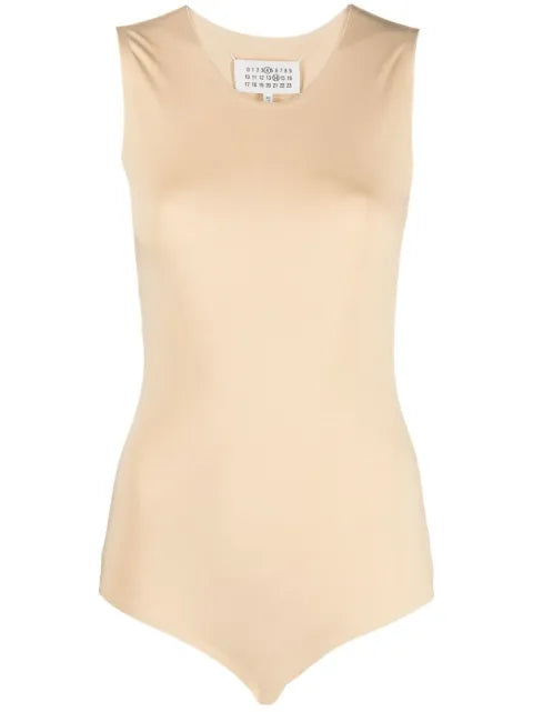 Maison Margiela body sin mangas con cuello redondo - imagen 1