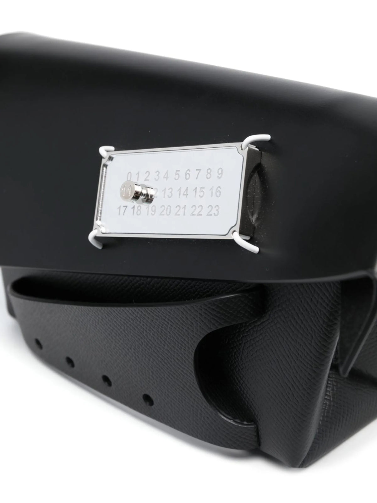 Maison Margiela bolsa de hombro Snatched - Negro - imagen 4