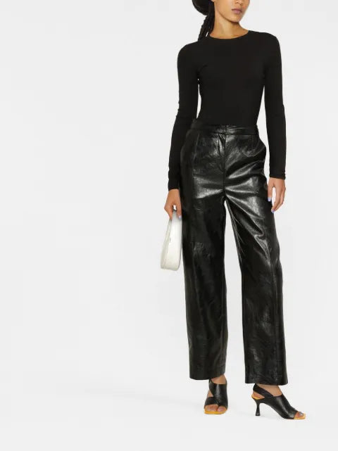 Maison Margiela body de viscosa manga larga - imagen 2