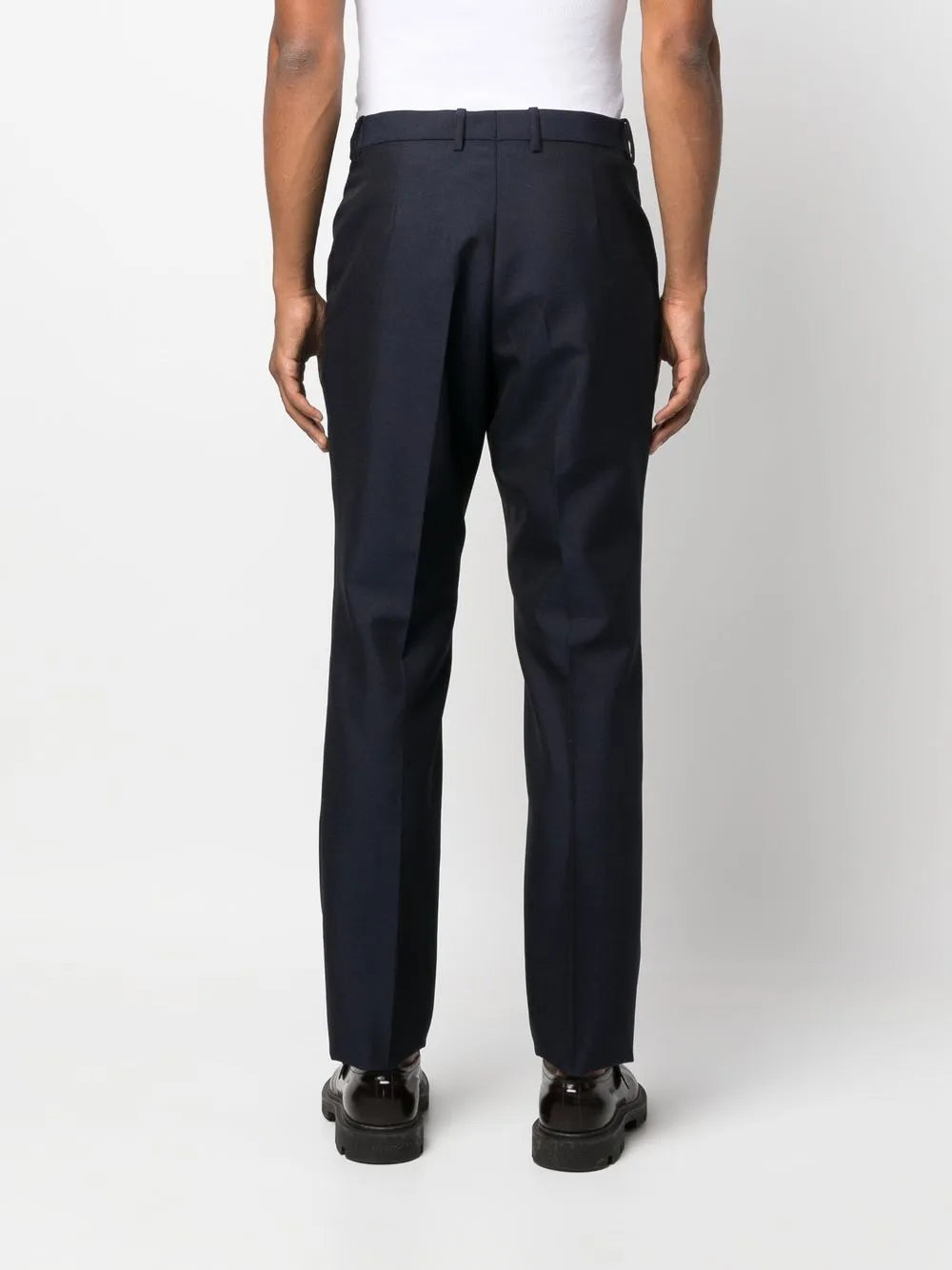 Maison Margiela pantalones de vestir rectos - Azul - imagen 4