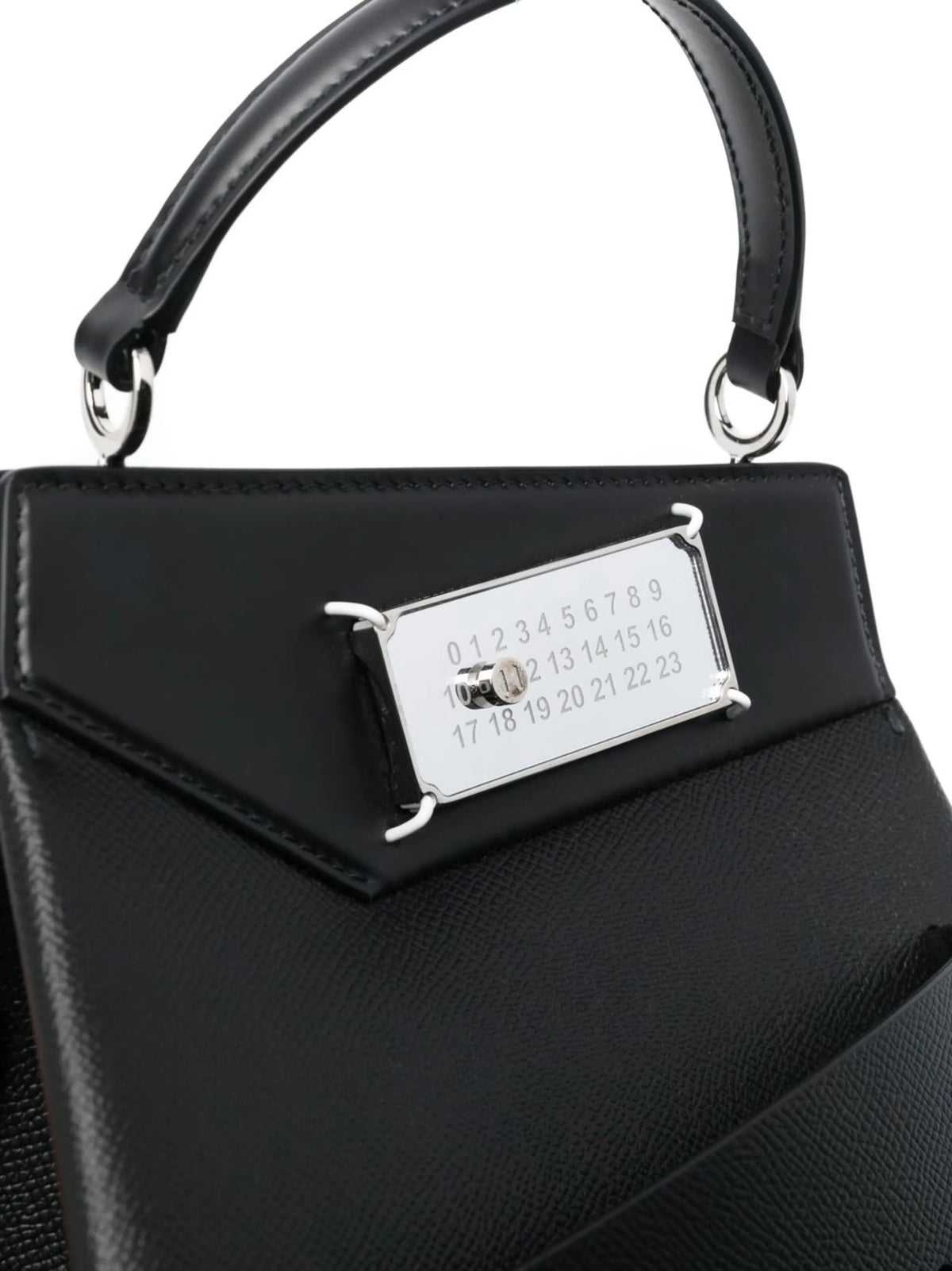Maison Margiela tote Snatched mini - Negro - imagen 4