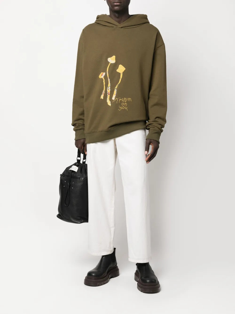 Maison Margiela sudadera Mushroom Hooded - Verde - imagen 2