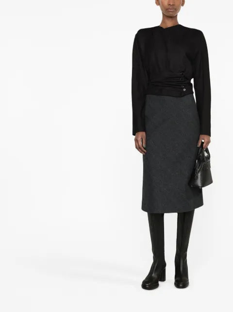 Maison Margiela falda acampanada - imagen 2