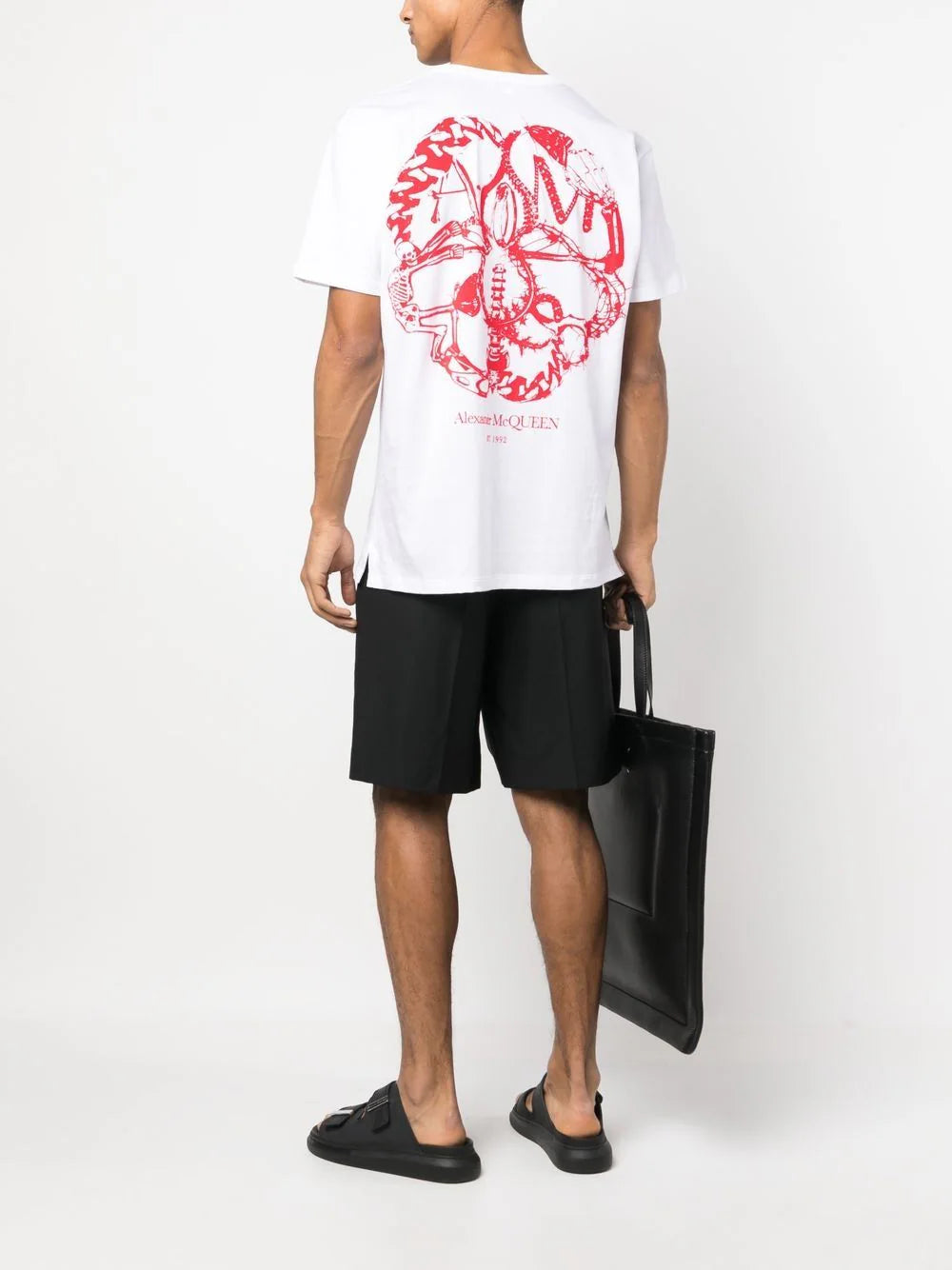 Playera Alexander McQueen con estampado gráfico