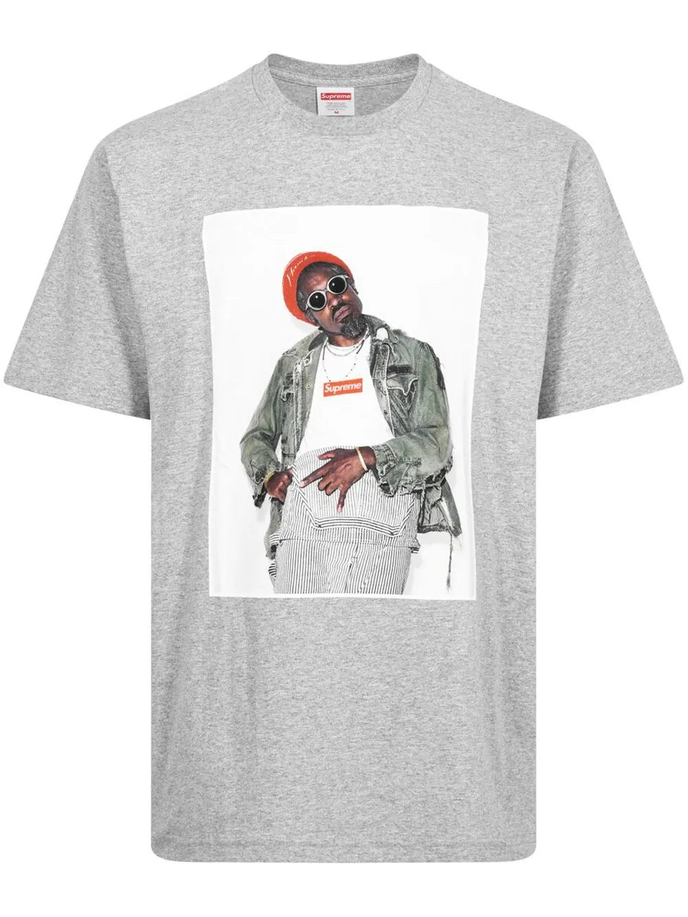 Supreme playera Andre 3000 con estampado gráfico - Gris - imagen 1