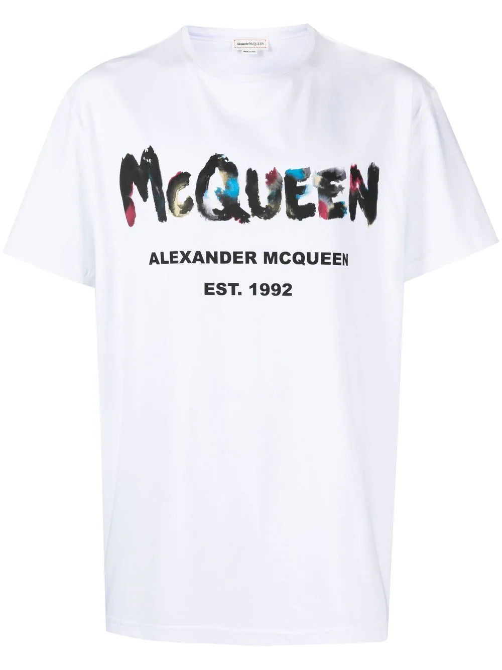 Playera Alexander McQueen con logo estampado