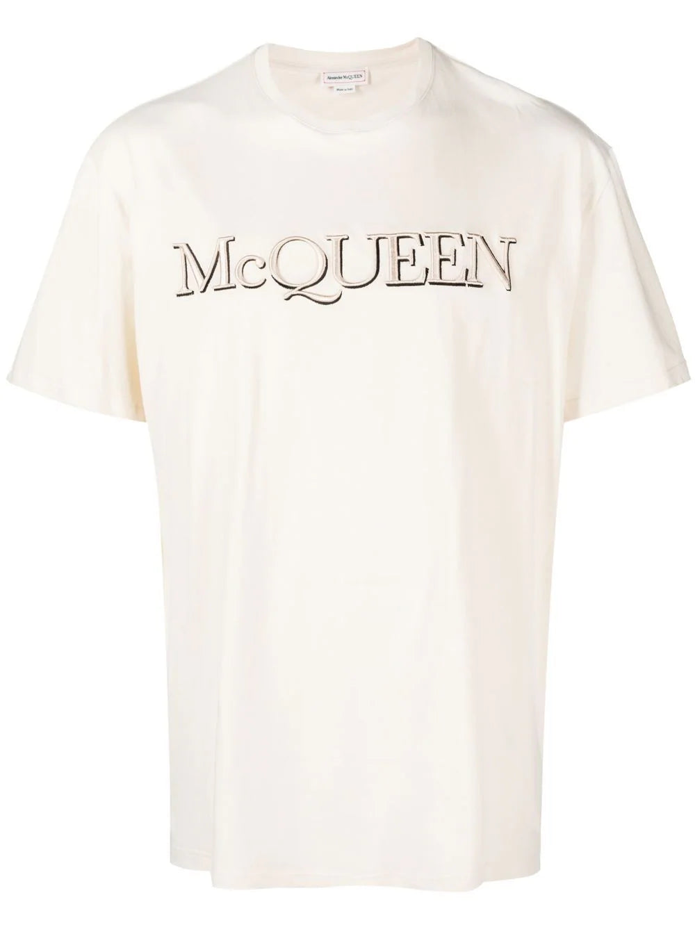 Playera Alexander McQueen con logo bordado