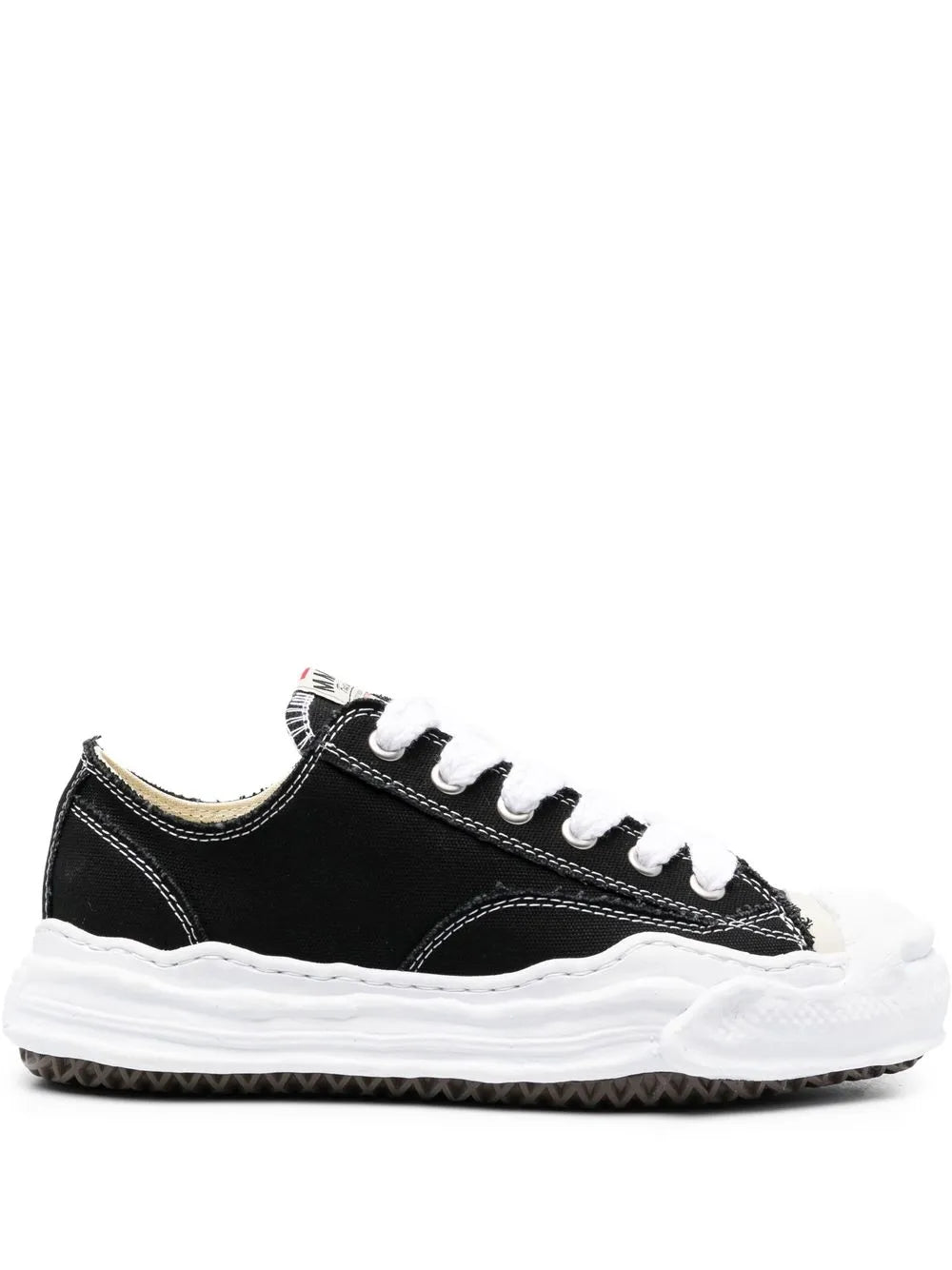 Maison MIHARA YASUHIRO tenis bajos Hank - negro