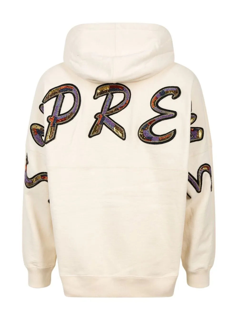 Supreme hoodie con logo bordado de cuentas - Blanco - imagen 2