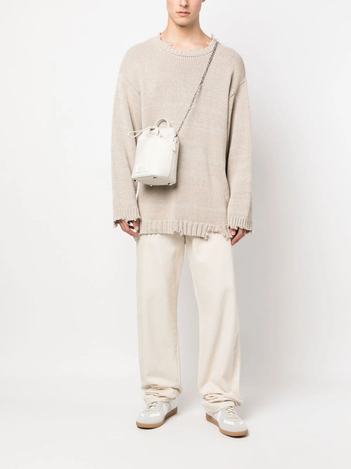 Maison Margiela bolsa bucket 5AC pequeña - Neutro - imagen 2
