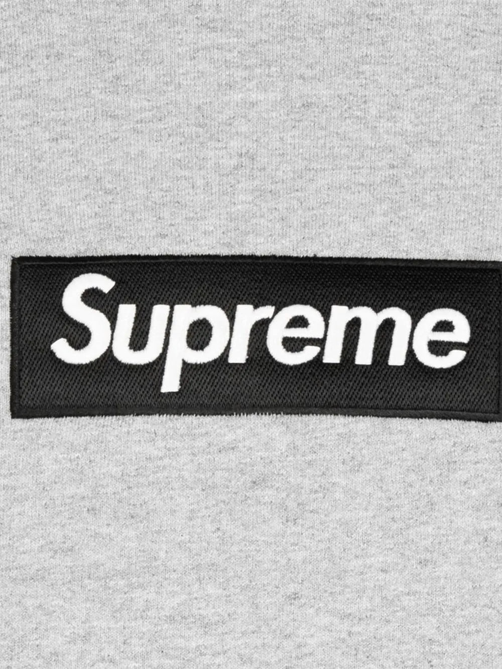 Supreme sudadera con cuello redondo y logo - Gris - imagen 3