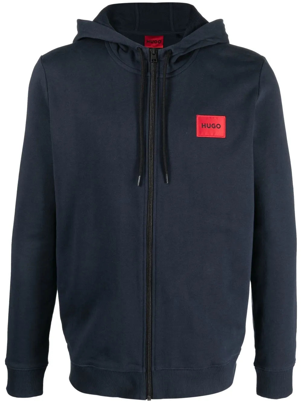 HUGO hoodie con parche del logo en el pecho