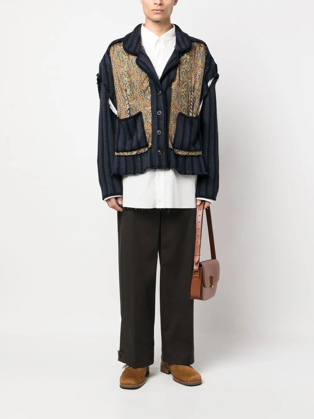 Maison Margiela camisa con estampado de cachemira - Blanco - imagen 2