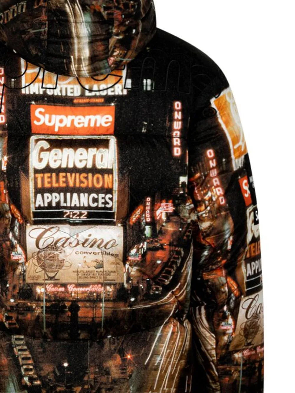Supreme hoodie 800-fill de Supreme x The North Face - Negro - imagen 4